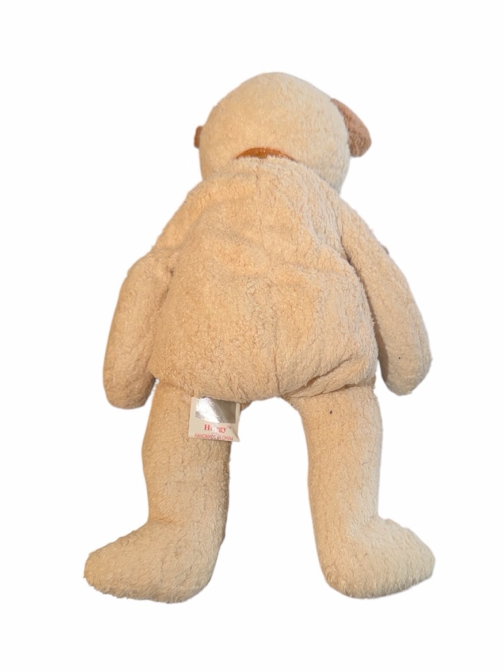 Ty Huggy 2000 Beanie Baby Cream Plush Bear Date of Birth August 20, 2000 Vintage - Picture 3 of 6